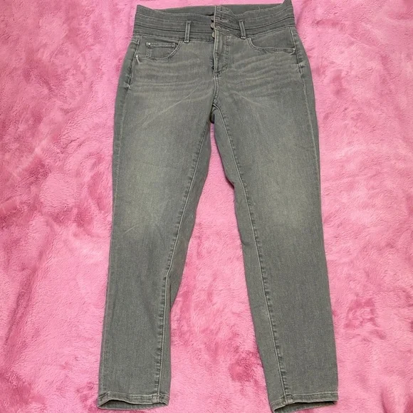 Ann Taylor Petite Women's The Skinny Grey Jeans - Picture 5 of 5